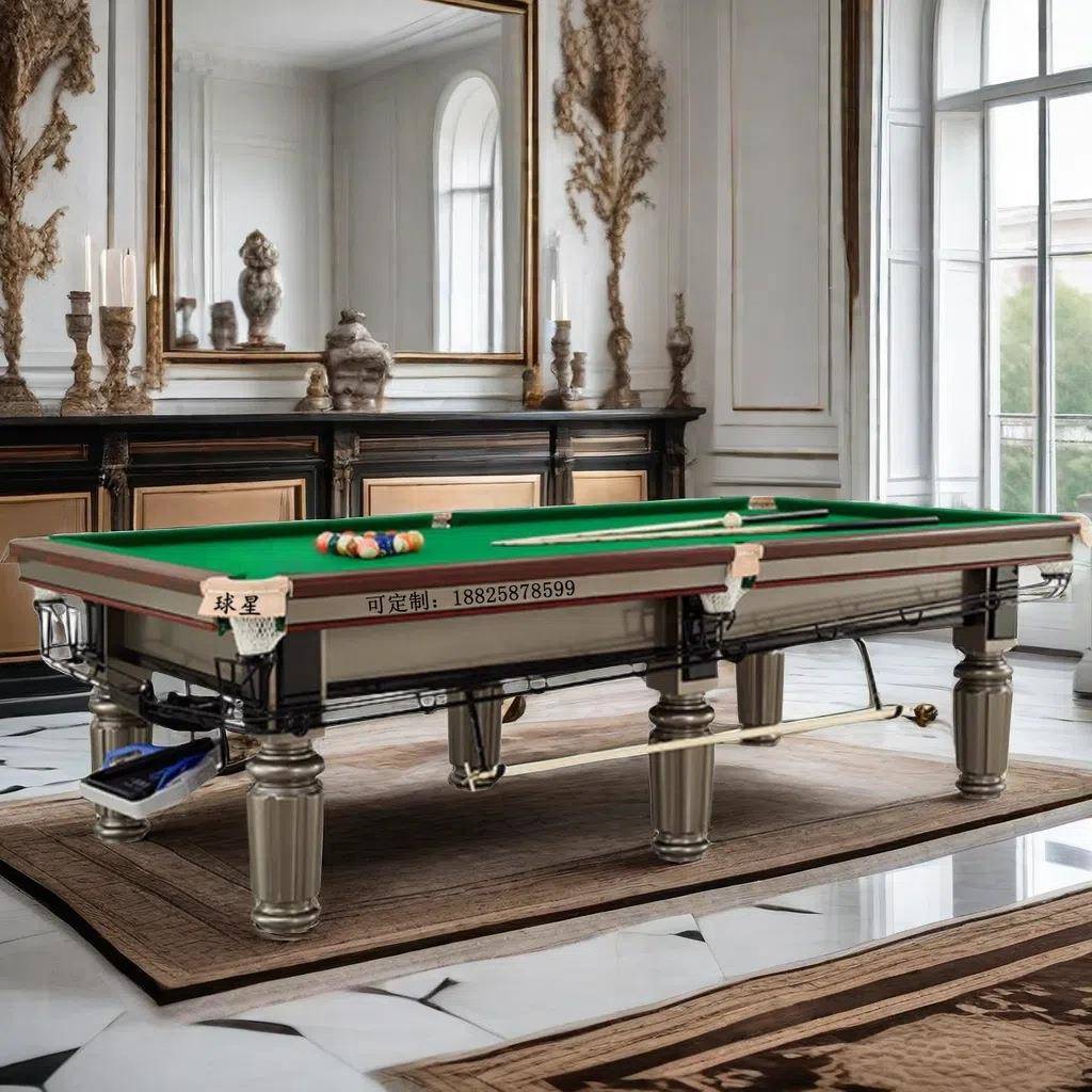 广西台球星Q18球桌球星球阳台球桌内蒙古台桌桌美式黑8.西藏春球