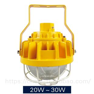 W防爆led3灯30隔爆吸顶50W仓库防爆灯150W100水W防防腐6v24vQBD10