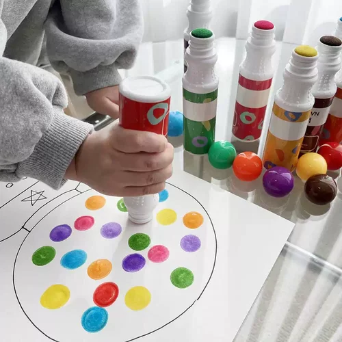 涂鸦笔宝宝幼儿可水洗儿童画画工具套装绘画礼盒早教涂色画笔