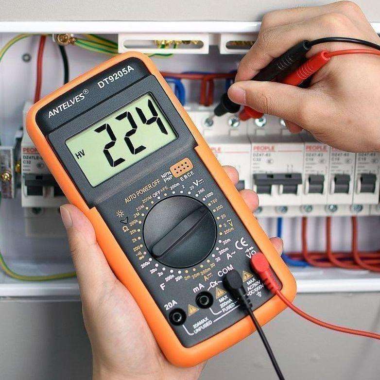 智能防烧万用表电工专用数字高精度电子维修测电表升级款dt9205a