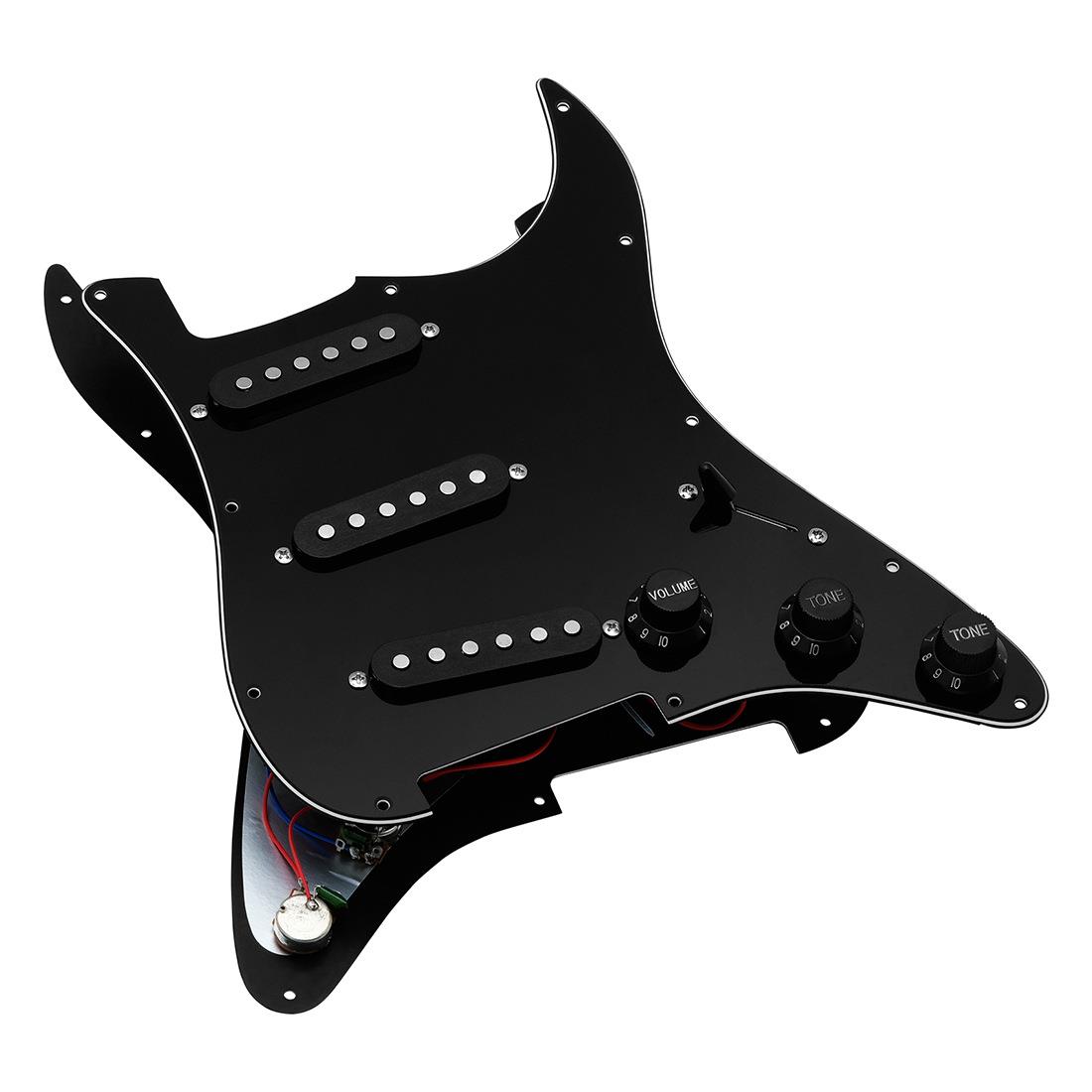 电吉他配件 ST电吉他单单单面板 电吉他护板带拾音器线路总成全套