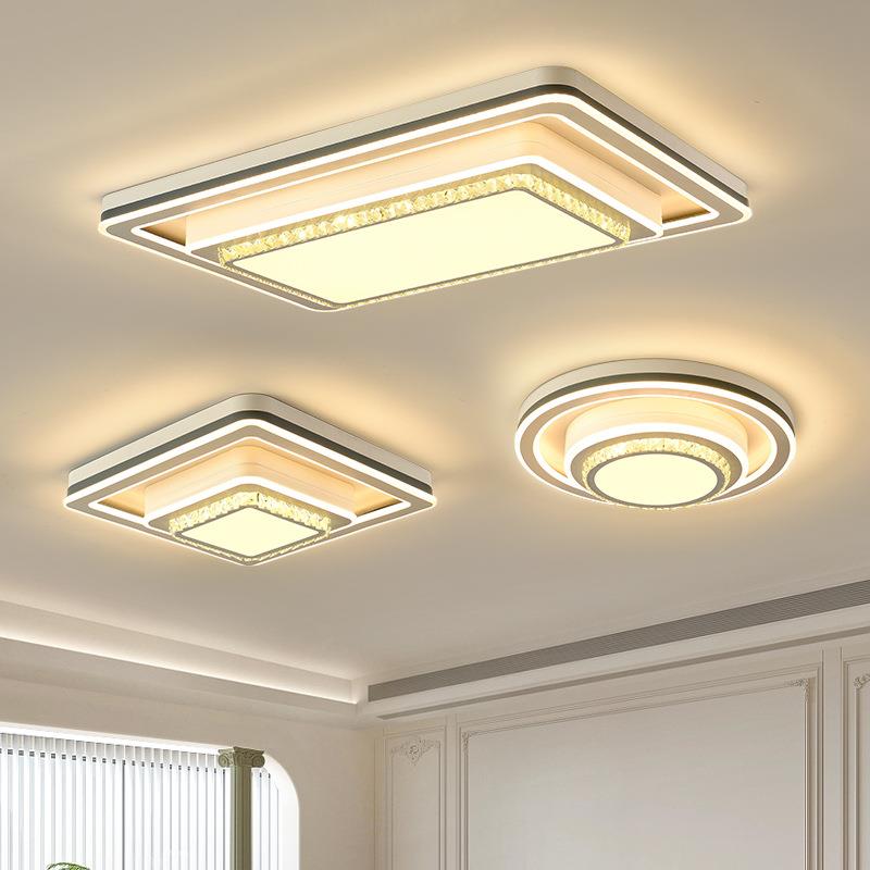 新款led吸顶灯长方形客厅灯大气卧室书房灯现代简约餐厅家用灯具