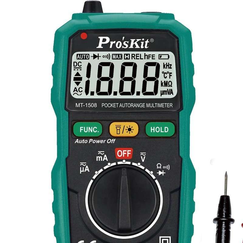 宝工（Pro'sKit）MT-1508/1509-C 万用表智能型袖珍型自动电压表