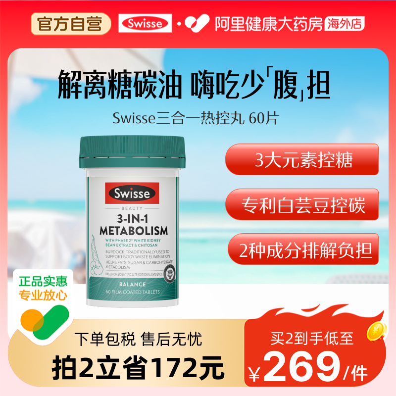 分离糖碳油热控丸swisse