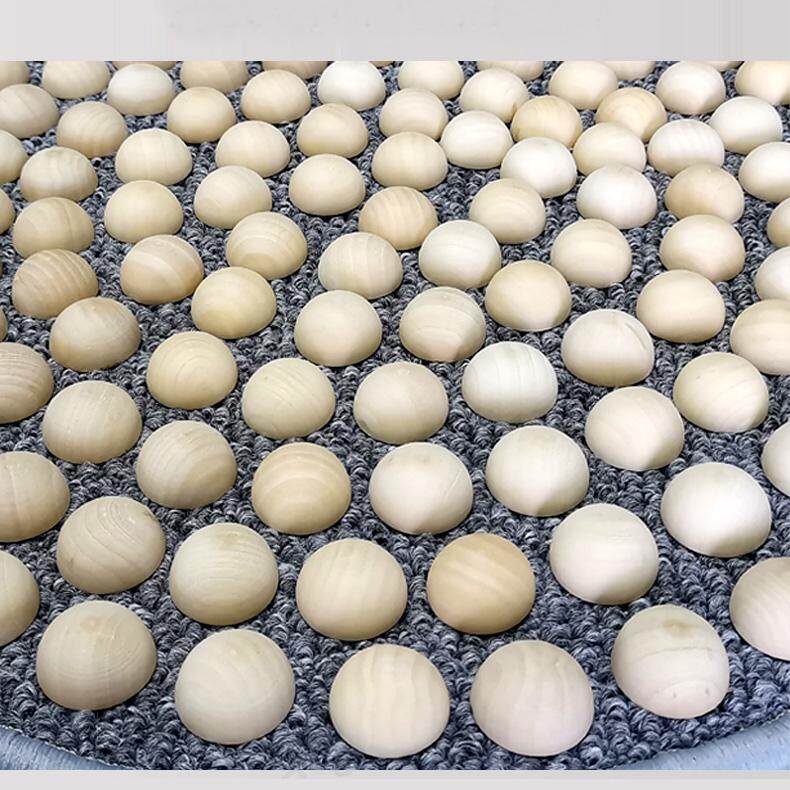 中医实木足底按摩垫超慢跑走毯指压板踩脚底通经络室内按摩穴位垫