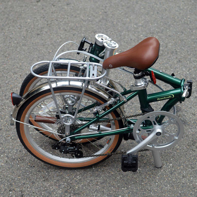 20寸22寸451大复古行折叠自行车d7d10p8v刹后货架座架衣包架尾架