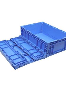 S806塑料折叠箱 可折叠式周转箱 塑料箱PP料蓝色灰色周转箱