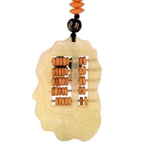 极速羊角算盘钥匙扣男女情侣创意手工汽车钥匙V链随身挂件饰品