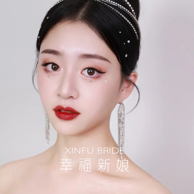 极速新款新娘g婚纱耳环气质时尚925银针耳钉耳坠夸张耳饰品长款女
