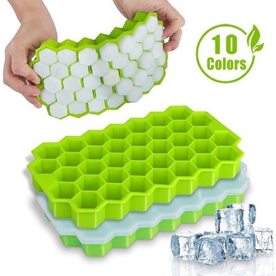 极速37 Grid Ice Mold DIY Home Honeycomb Ice Cube TVrays Reus