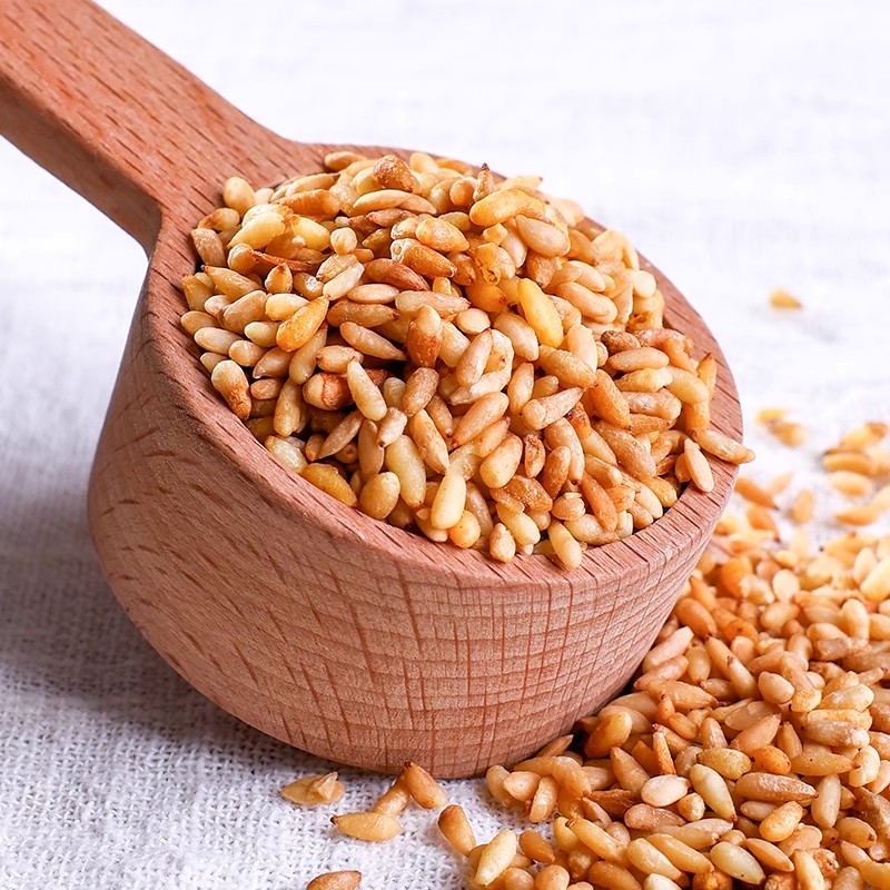 柏子仁中药材野生正品500g非粉炒柏子仁茶柏籽仁柏实柏泡茶泡水喝