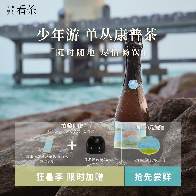浔岚看茶少年游单丛乌龙康普茶
