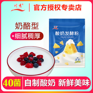 川秀自制酸奶发酵菌粉奶酪型40菌益生菌发酵剂乳酸菌种专用酵母