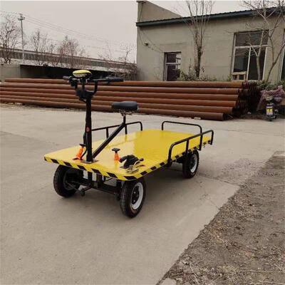 Flat transport vehicle 电动平板运输车 小型平板运输工具车