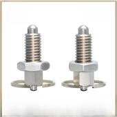 不锈钢自锁拉环分度销螺纹型定位销LHFSS LHPS分割定旋钮柱塞PRM