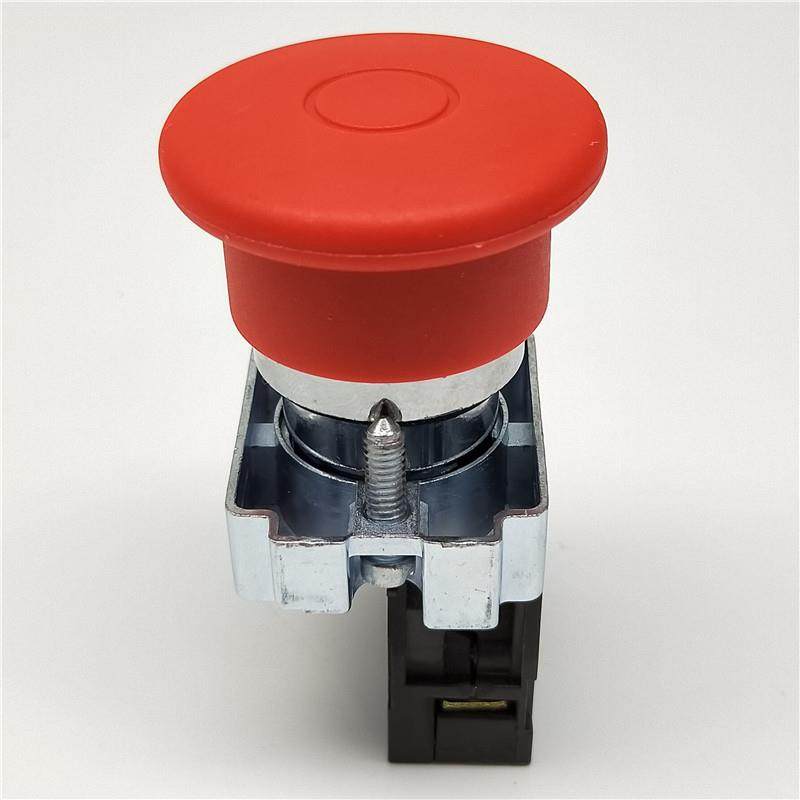 自锁22mm圆形孔径XB2-BT42C拉出复位推拉式蘑菇头急停按钮开关