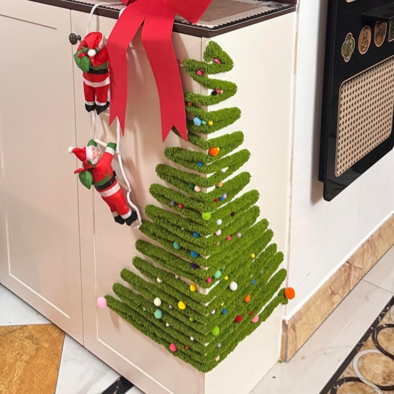 【我家柜角有棵圣诞树！】