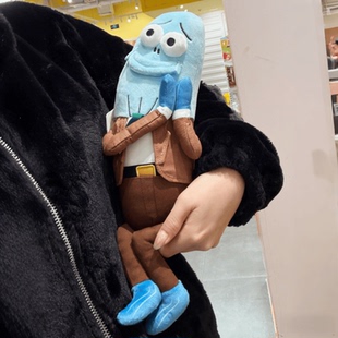 比奇堡丑鱼玩偶拜托鱼陪伴安抚治愈系搭子送男女朋友礼物2026新款