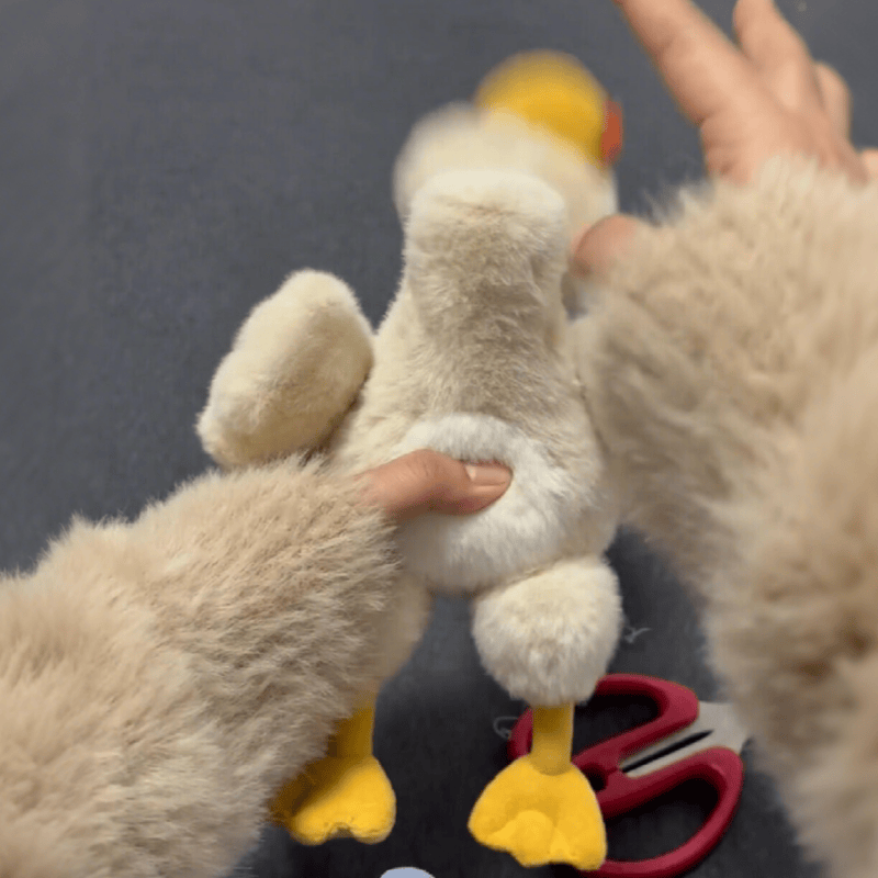 毛绒盐水鸭磁吸冰箱贴拆分玩偶创意居家厨房装饰布置可爱新款2026