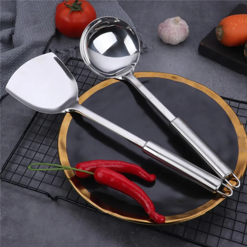 不锈钢锅铲勺子套装防烫