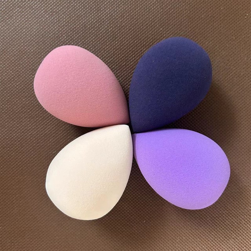 水滴形海绵蛋印章彩绘手帐印泥花边镂空模板涂鸦尺儿童脸绘工具