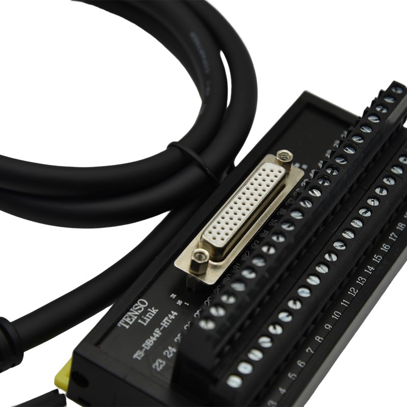 台达B2/B3-L伺服驱动器CN1插头端子台模块DB44转接板ASDMDDS44芯