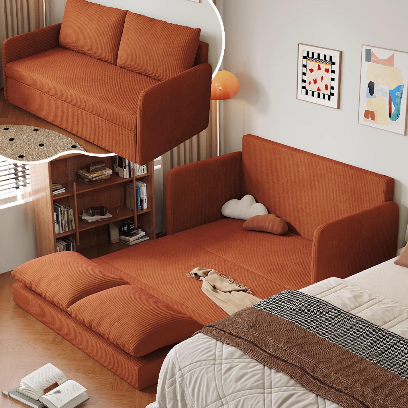 床边加宽折叠拼接床大人可睡多功能侧边加床外扩床延伸床儿童小床