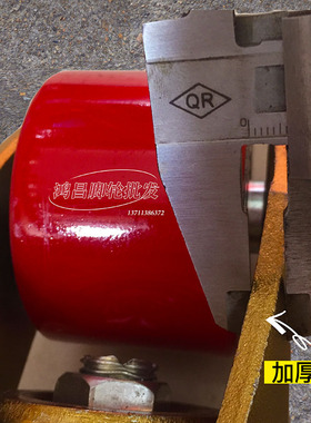 重型6厘厚3寸低重心铁芯PU万向尼龙轮聚氨脂轮机器脚轮载重2千斤