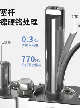 气动双轴双杆小型气缸大全TN10/16/20X10X25X30X40X50X60X70X5X80