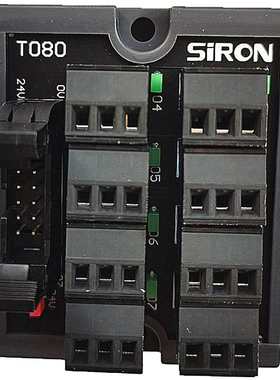 8位输入3线式接线端子台T081-P传感器D081端子台SiRON胜蓝T080-P