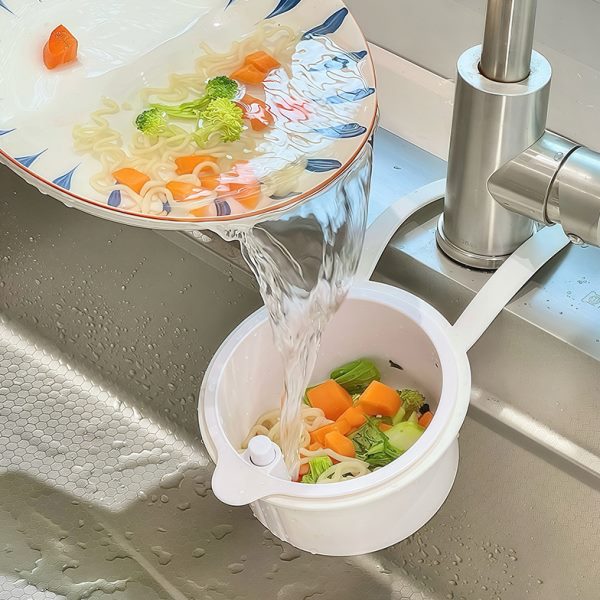 沥水篮水槽物残渣水槽篮可挂式水果厨房过滤清洗神器分离滤水食