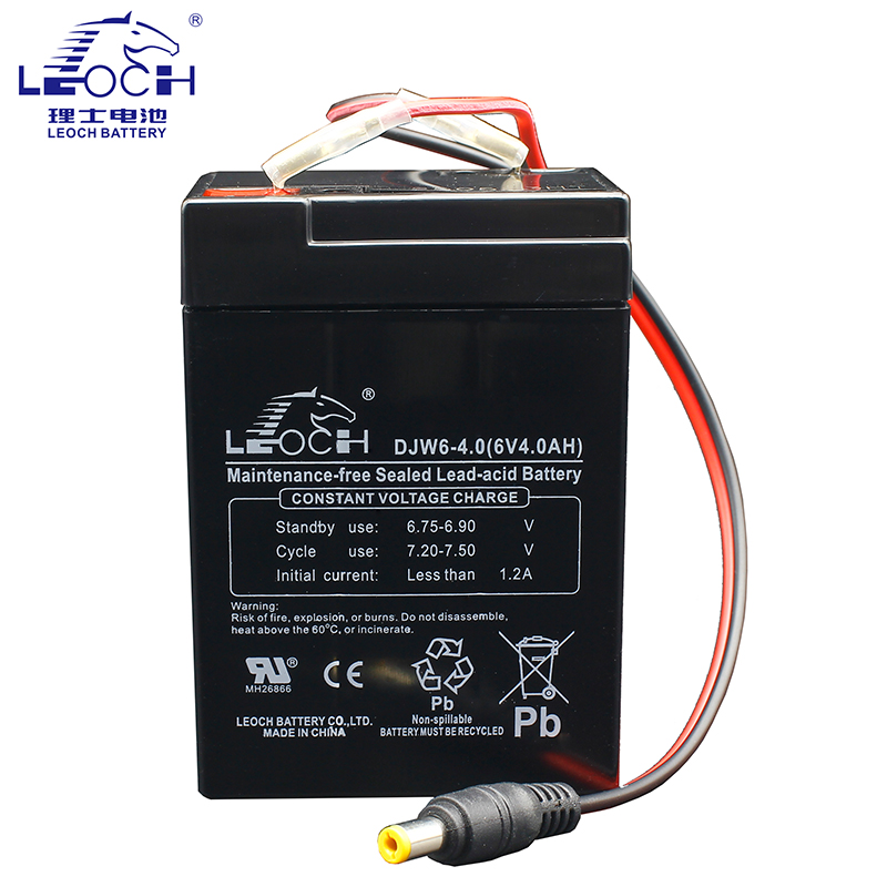 耀华英展钰恒惠而邦联贸理士6V4.0AH/DJW6-4.0电子秤吊秤仪表电池