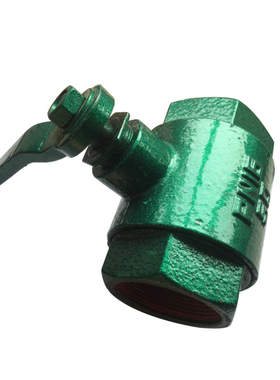 绿色烤漆球阀水阀铸铁球阀工程用铁阀门铁球阀 DN15 20 50 80 100