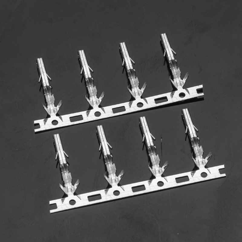 连接器5557-T/5556-T冷压接线端子插簧连绕端子簧片接插件磷青铜