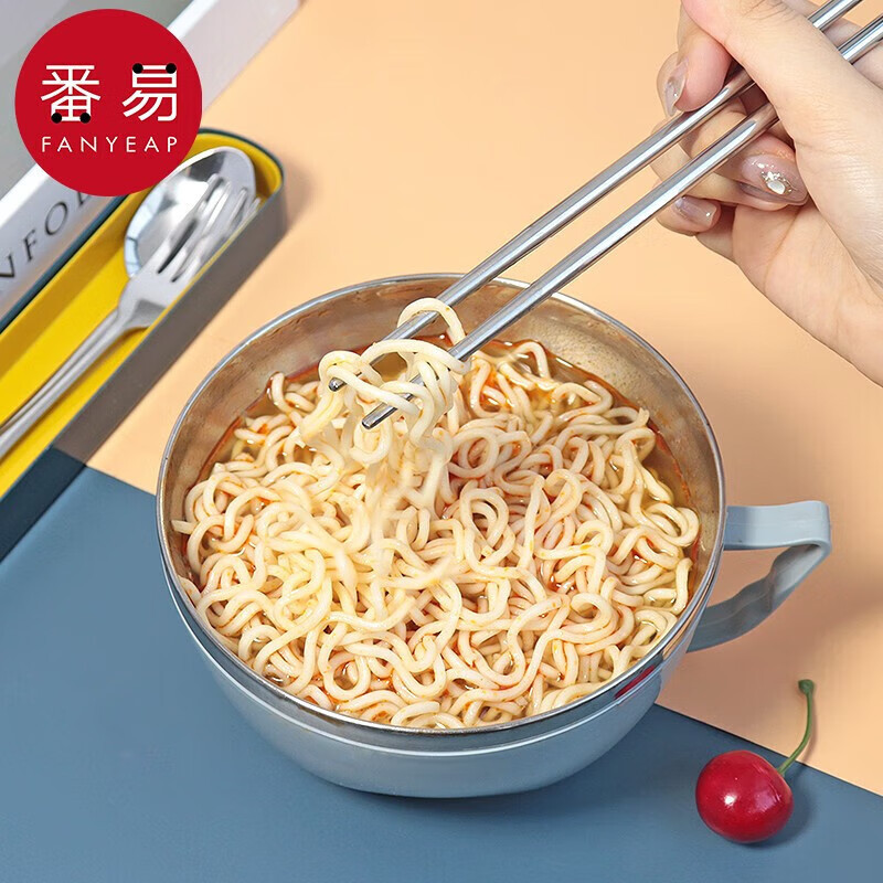 便携餐具A1pq801-方便携带儿童叉子筷子勺子学生单人外带收纳盒野