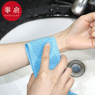 沐浴清洁工具双面搓澡巾搓泥长条拉澡巾洗澡刷家用 搓背巾A1P788