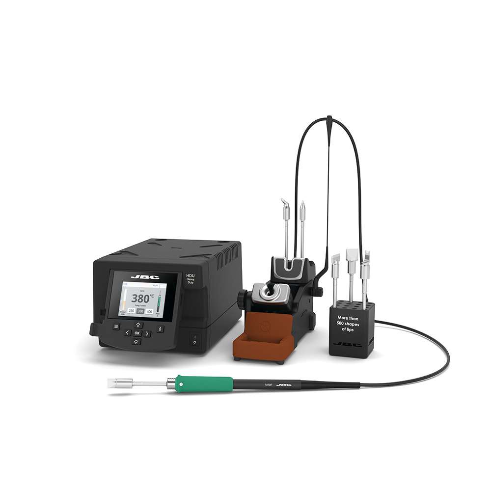 西班牙JBC高功率250W电烙铁HDE重负荷焊台HDE-2HE/HDE-2E手柄T470