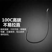 新款 进口纯钓鱼钩细丝溪流宁段不直超锋利耐用红虫活饵轻口鱼专用