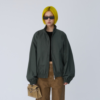 FILGood 100棉立领拉链外套二色可选 短阔立体版型FG04C05