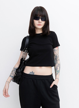 FILGood短袖纯色T恤 高腰修身版型 街头风叠穿教科书FG02T04/7