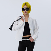 套装 FILGood26早春 休闲长裤 白衬衫 棉感面料FG05S04 短款