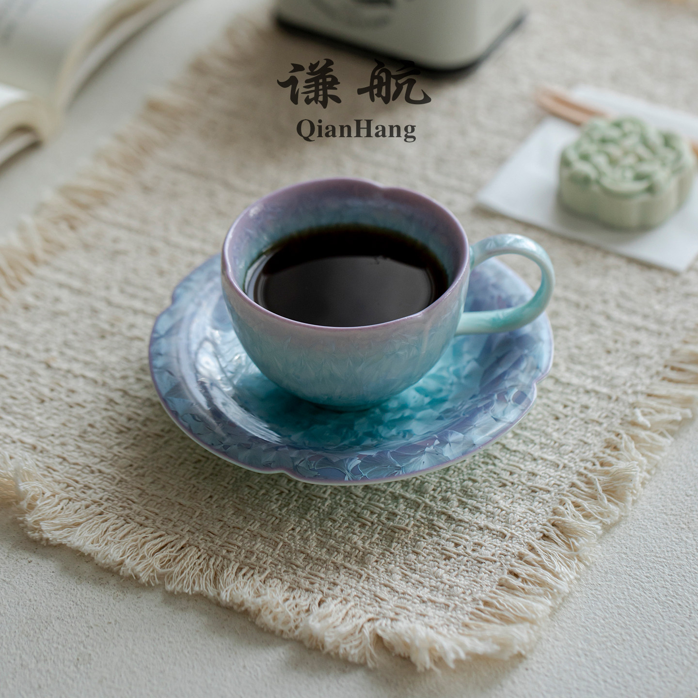 谦航窑变结晶釉咖啡杯女士个人专用陶瓷马克杯茶杯水杯高颜值杯子,餐饮具,咖啡杯,淘宝优惠券,粉丝福利购,淘宝优惠卷