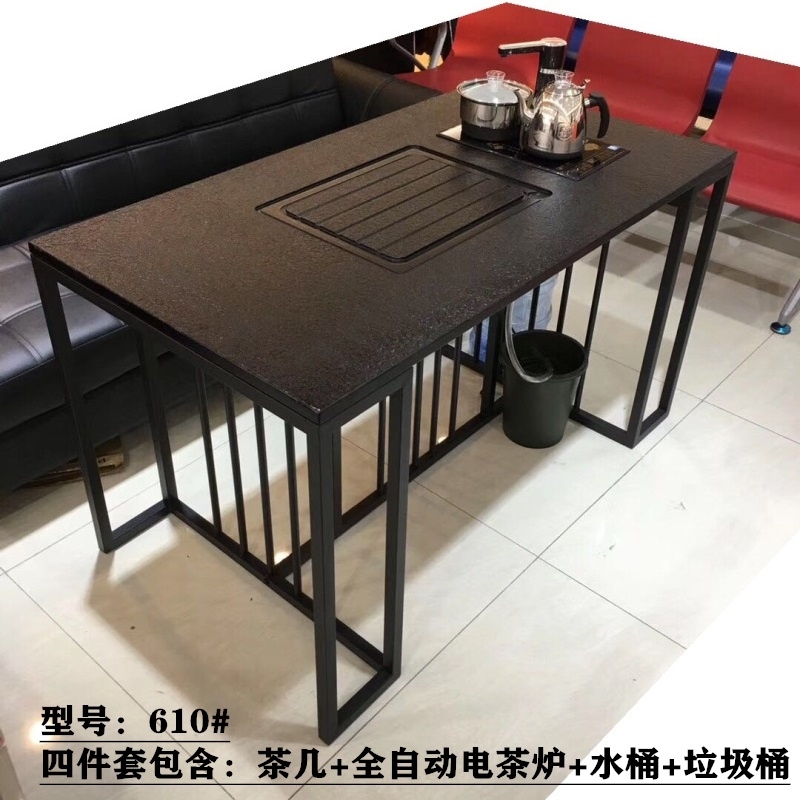 办公室小型家用火烧石茶几t功夫茶桌茶几桌小茶台一体式客厅泡茶