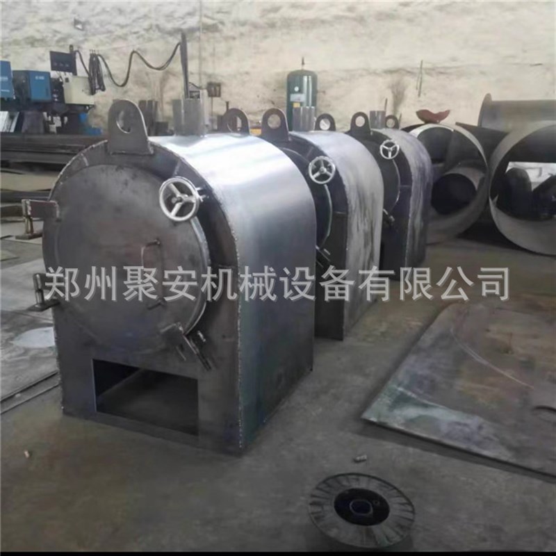2吨卧式木炭炭化炉 无烟循环气木炭机 果木树枝炭化炉 节煤设备