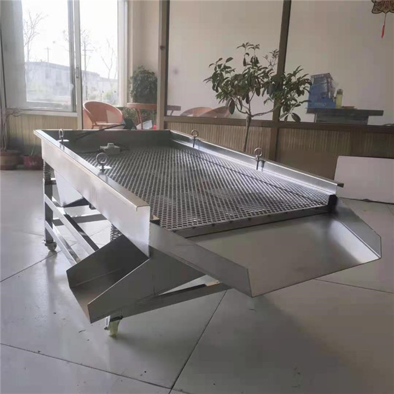五谷杂粮清选振动筛 筛谷子筛面不锈钢机器 双电机