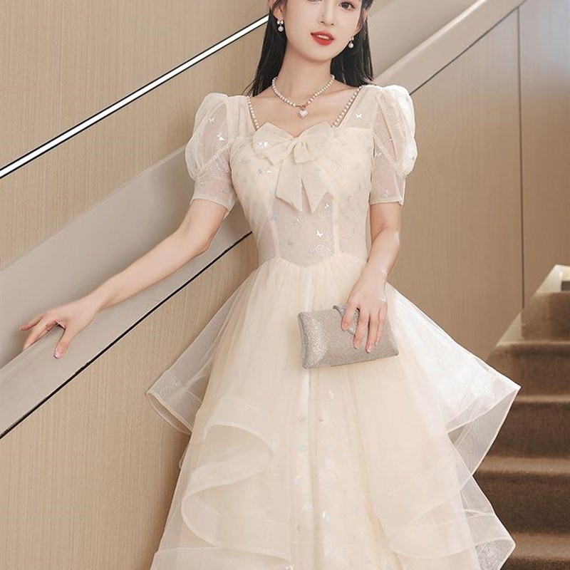 晚礼服女2024新款n小众高端平时可穿18岁成人礼生日公主裙显瘦气