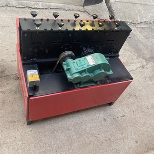 全自动大棚钢管调直机小型22 32直管矫正折弯管镀锌圆管校直机