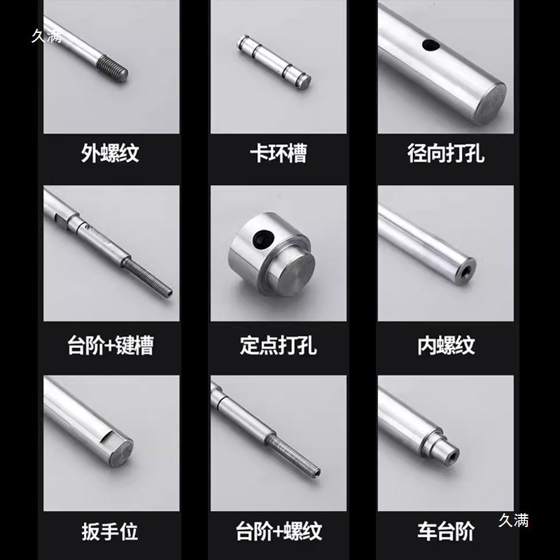 替代怡合达型SCJ01/02/06/07/21/22/51导向轴两端内螺纹标准型g6.