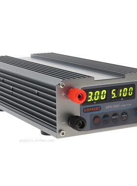 gophrt格辉直流稳压电源nps-3002可调开关电源60v5a小轻便精度