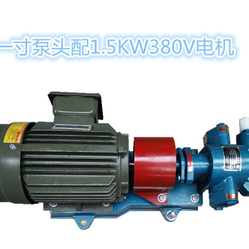 齿轮油泵KCB-83.3/55/33.3电机组220v机油柴油泵380V输油自吸泵